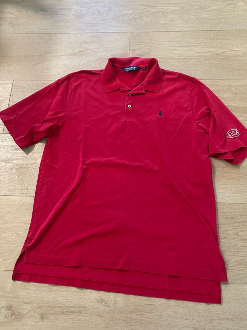 Polo by Ralph Lauren Red Short-Sleeve Polo with Embroidered Pony
